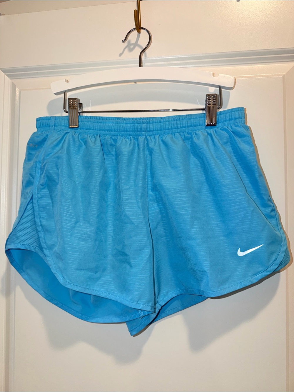 Nike Women's Dri-fit Bright Blue Athletic Running Shorts